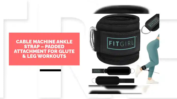 Cable Machine Ankle Strap &ndash; Padded Attachment for Glute &amp; Leg Workouts by@Outfy